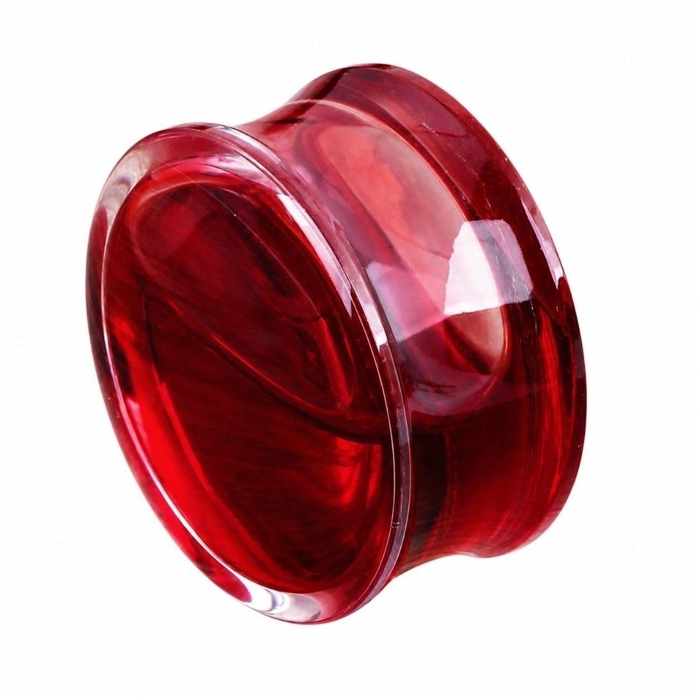 Body Jewelry Tunnels - Perhiasan Penutup Telinga Model Double Saddle,
