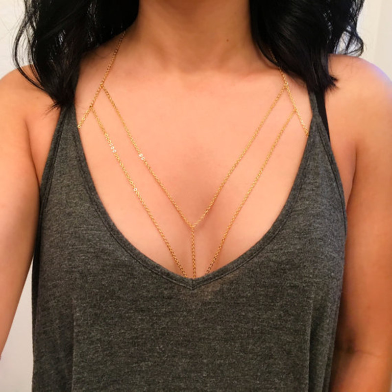 Body Jewelry Retainers - Sex Staggered rantai tubuh untuk wanita