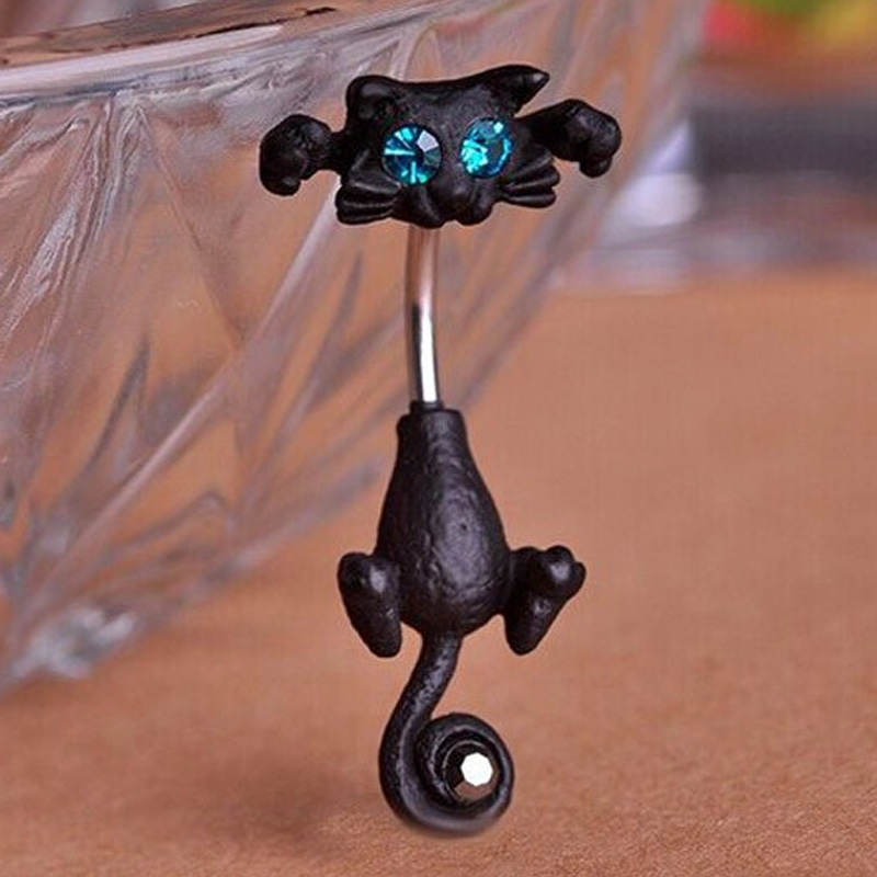 Body Jewelry Brands - Zlxgirl Fashion Wanita Lucu Mata Hijau