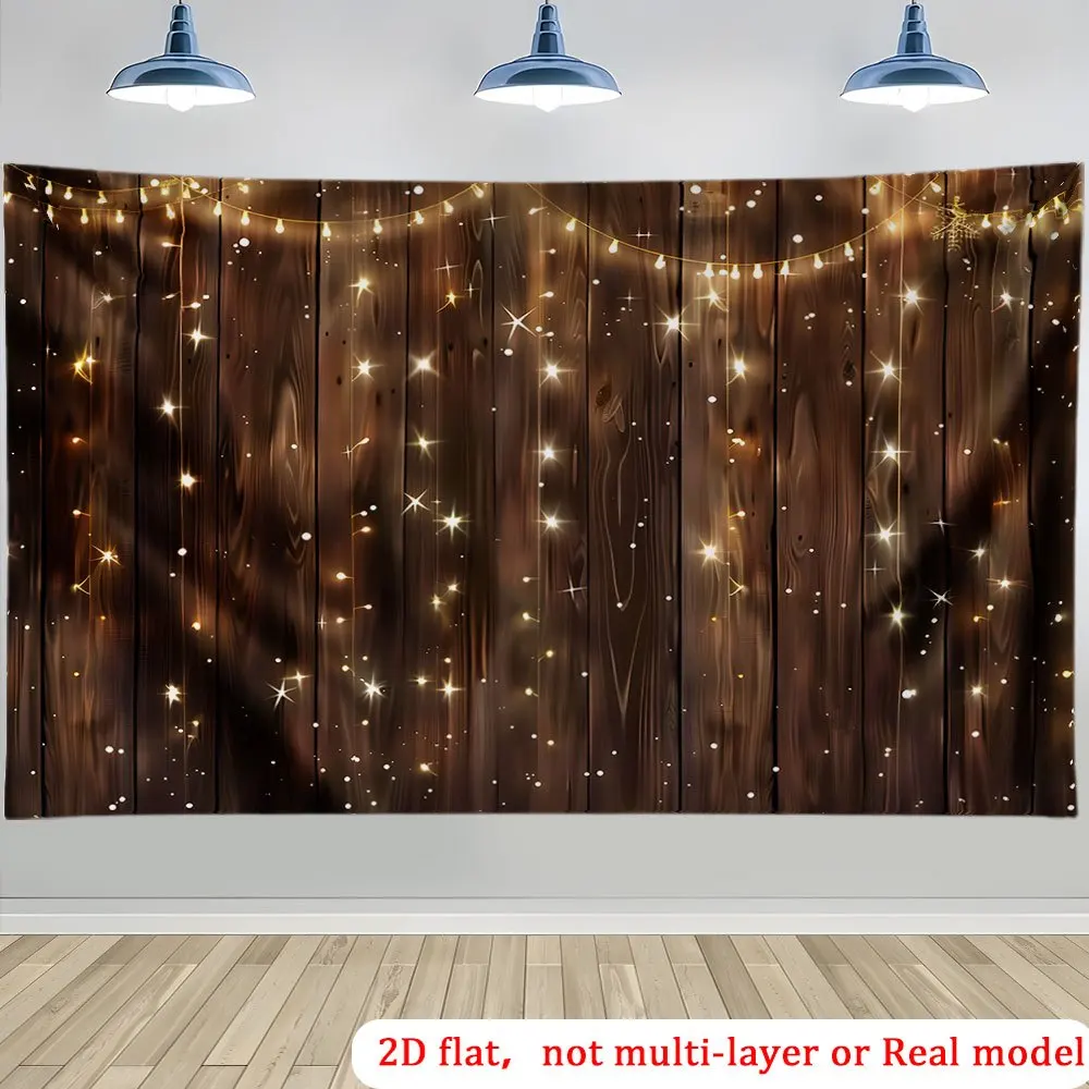 Star Flat Back - Spanduk pesta cetak datar 2D, 1