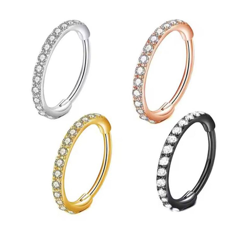 Body Jewelry Nose Ring - Cincin Hidung CZ Bening 16G, Cincin