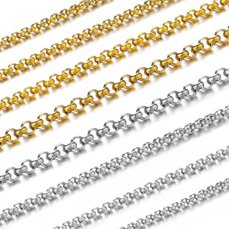 Body Jewelry Bra - 1 Meter Rantai Lingkaran Kecil Bentuk