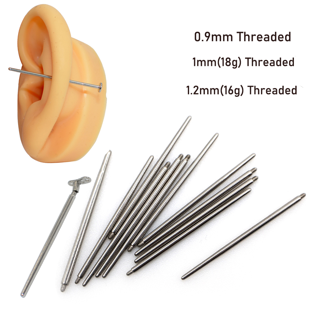 Body Jewelry Dermal - 316L Pin Penyisipan Baja Tahan Karat