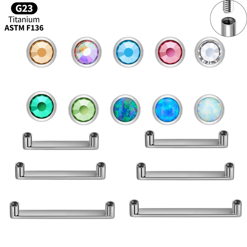 Body Jewelry Dermal - ASTM F136 Titanium Dermal Anchor Top