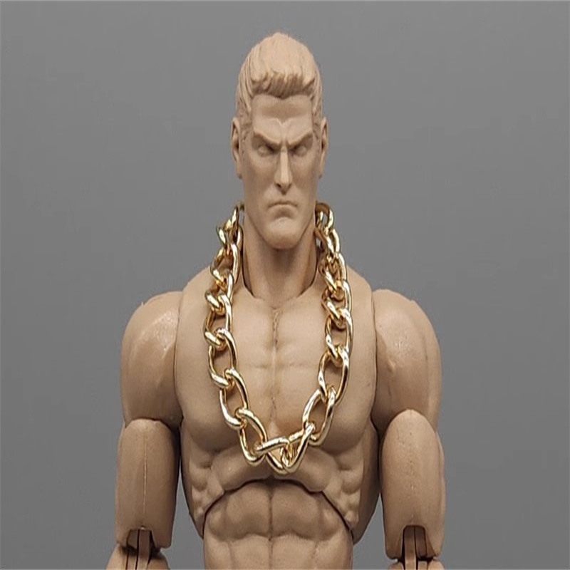 Body Jewelry Real Gold - 1/12 Aksesori Boneka Tentara Mainan Model