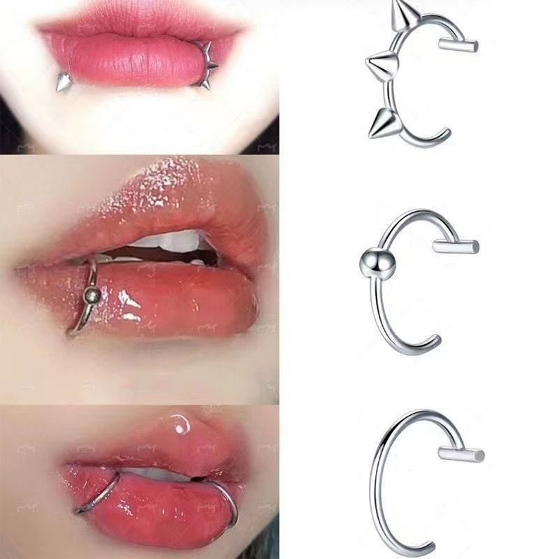 Body Jewelry Earrings - 1Pc Cincin Hidung Palsu Stainless Steel,