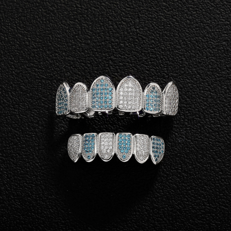 Body Jewelry Real Gold - Gigi Tiruan Berlapis Emas Asli Zirkonia