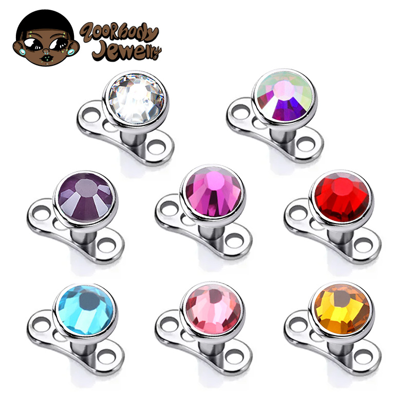 Body Jewelry Dermal - G23 Tindik Titanium Dasar Jangkar Dermal