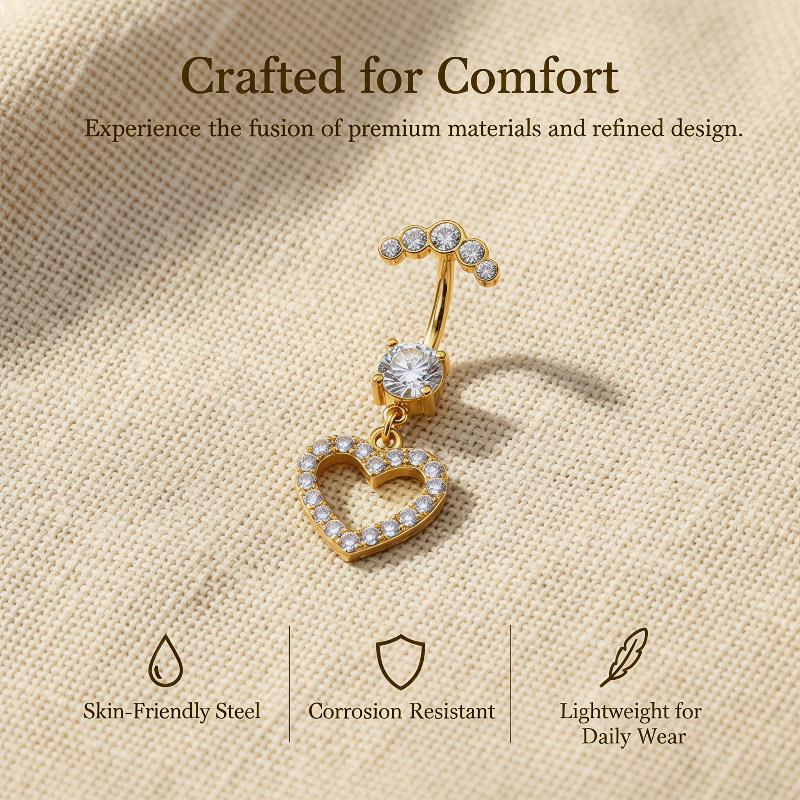 5 Buah Cincin Pusar Berlian Im - Body Jewelry Tunnels ulasan dan harga