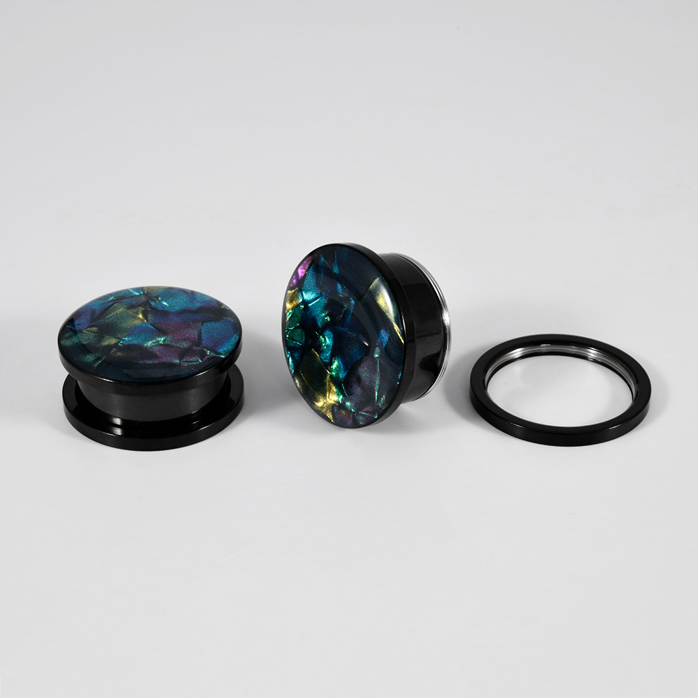 1 buah setang telinga pesawat  - Body Jewelry Tunnels ulasan dan harga