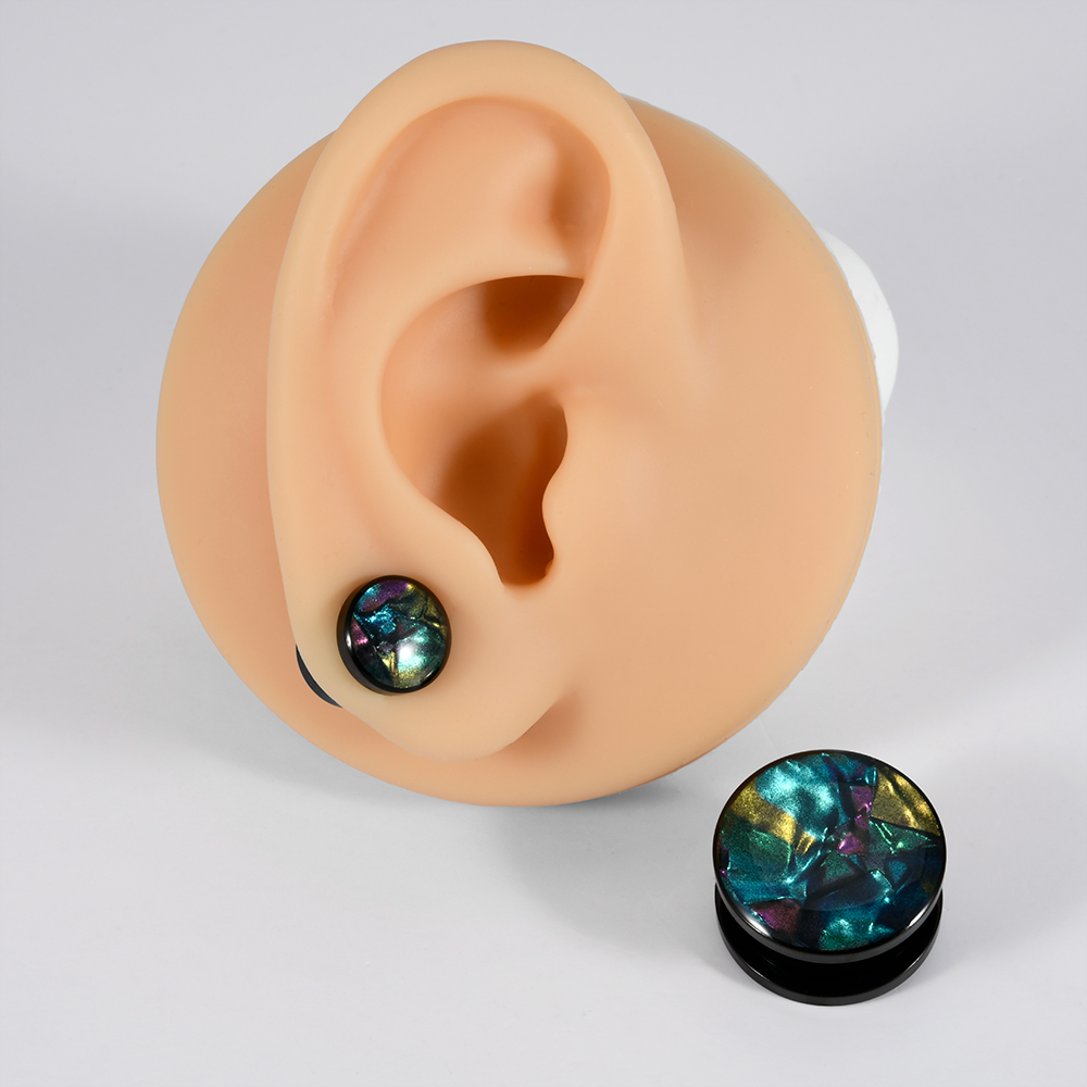 1 buah setang telinga pesawat  - Body Jewelry Tunnels ulasan dan harga