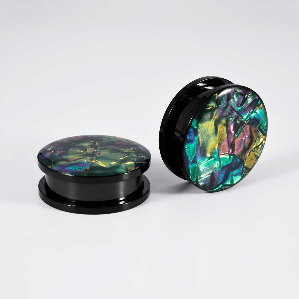 1 buah setang telinga pesawat  - Body Jewelry Tunnels ulasan dan harga