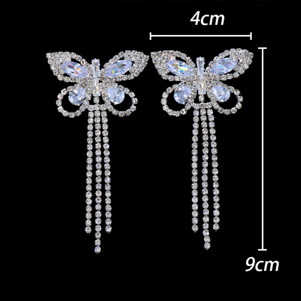 Stiker puting rumbai kupu-kupu - Body Jewelry Retainers ulasan dan harga