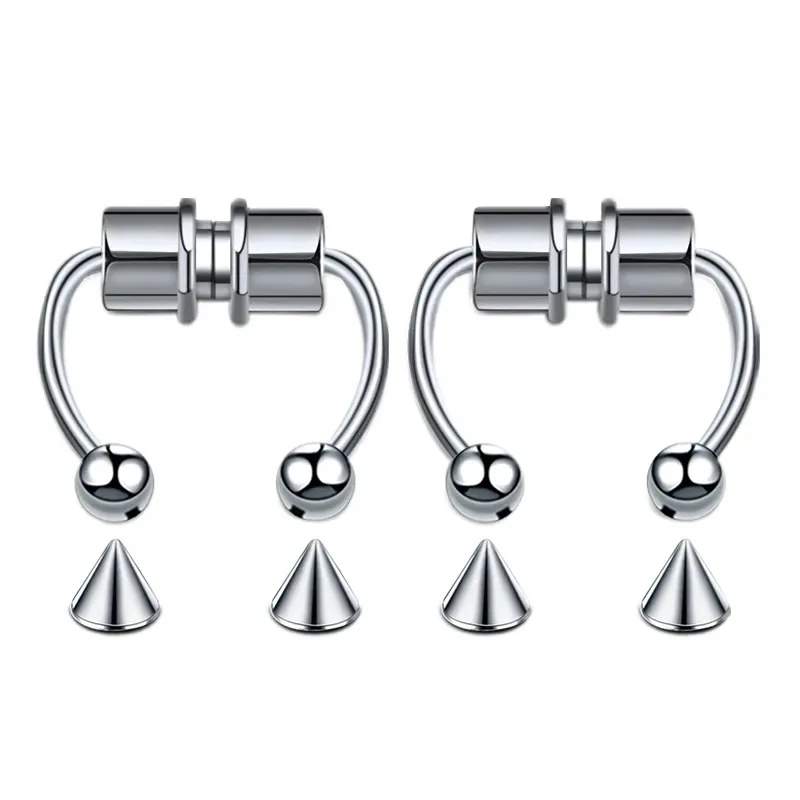 1/2/3 Buah Cincin Hidung Magne - Body Jewelry Nose Ring ulasan dan harga