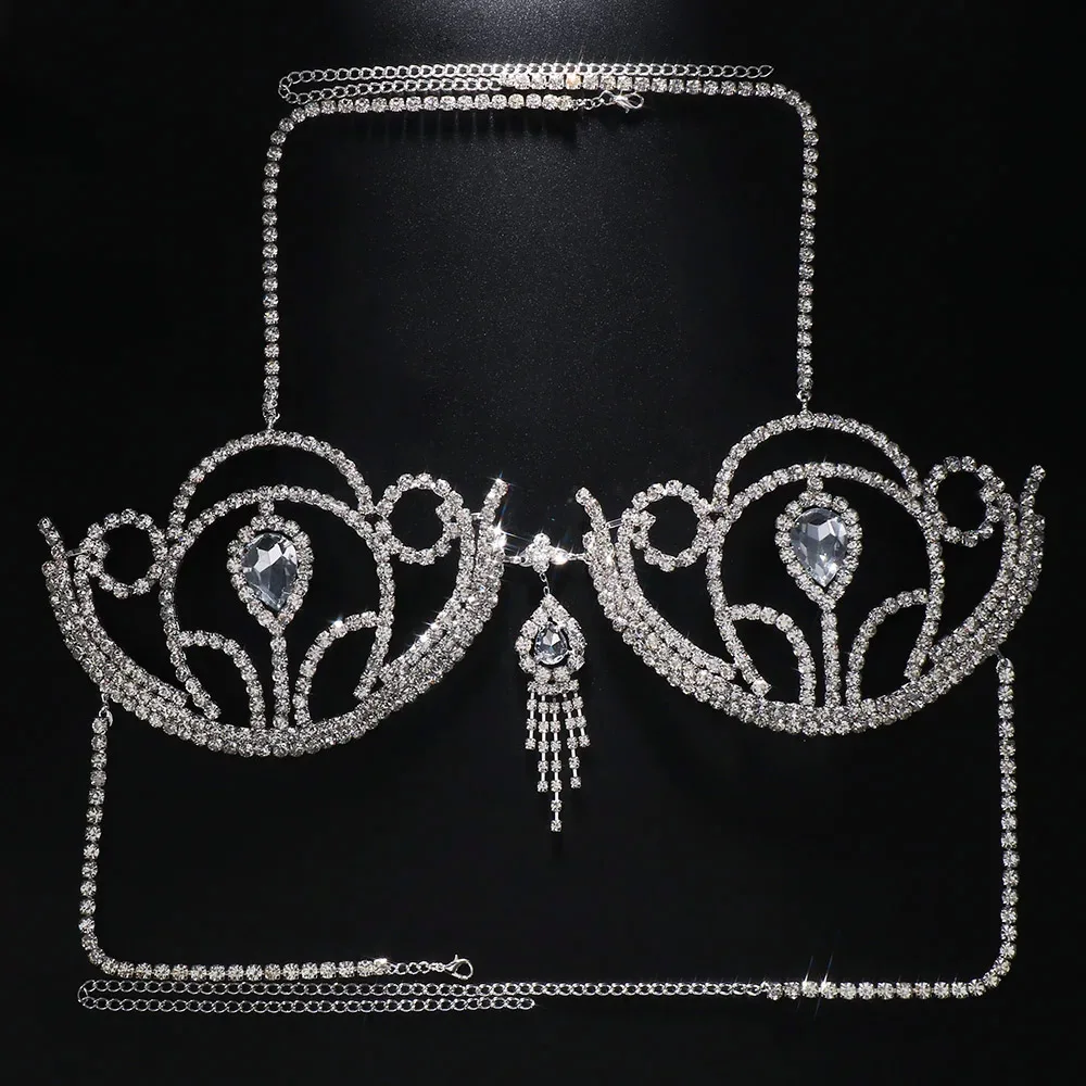 Bra Bikini berlian imitasi mew - Body Jewelry Retainers ulasan dan harga