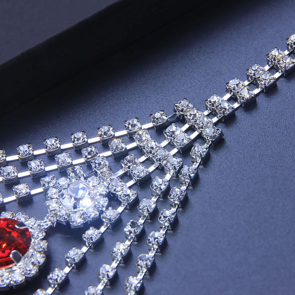 Celana dalam kristal merah Lin - Body Jewelry Retainers ulasan dan harga