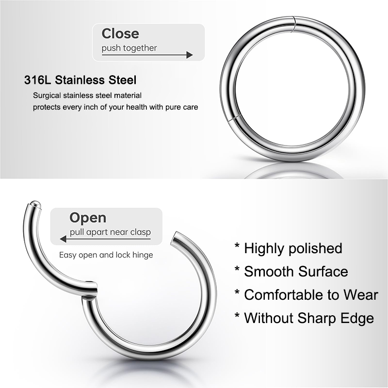 Cincin Telinga, Bibir, Tragus, - Body Jewelry Nose Ring ulasan dan harga