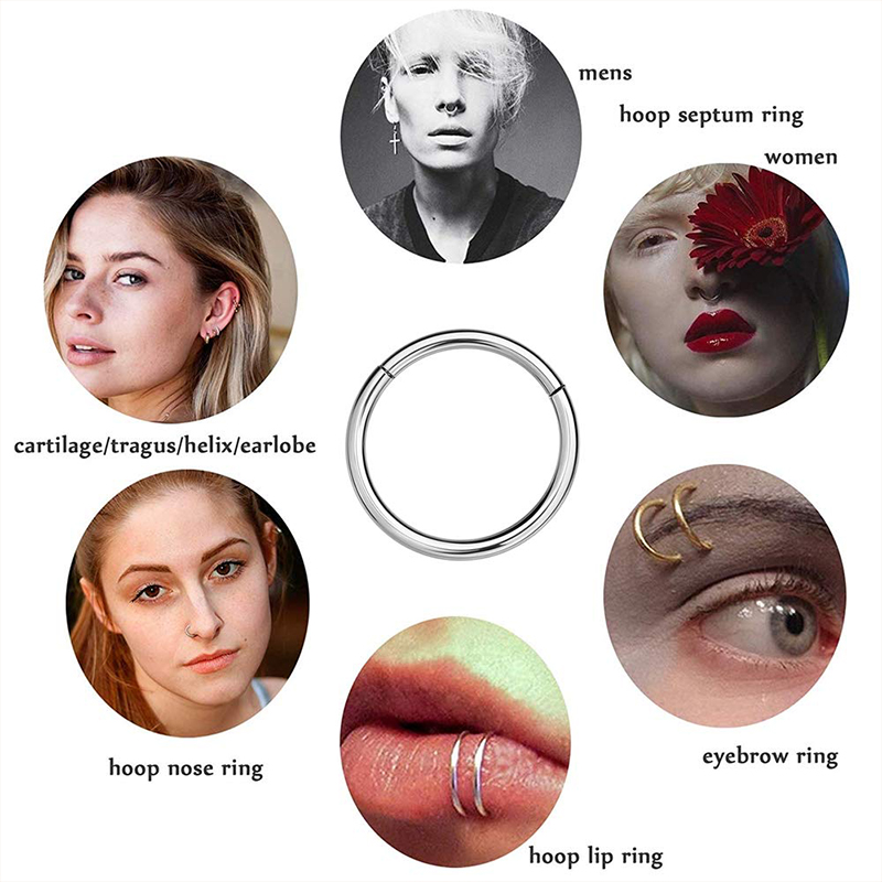Cincin Telinga, Bibir, Tragus, - Body Jewelry Nose Ring ulasan dan harga
