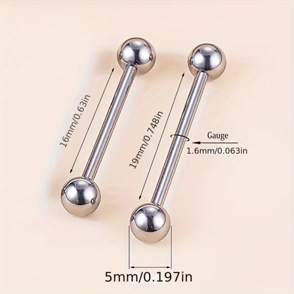 Batang Barbel Baja Tahan Karat - Body Jewelry Brands ulasan dan harga