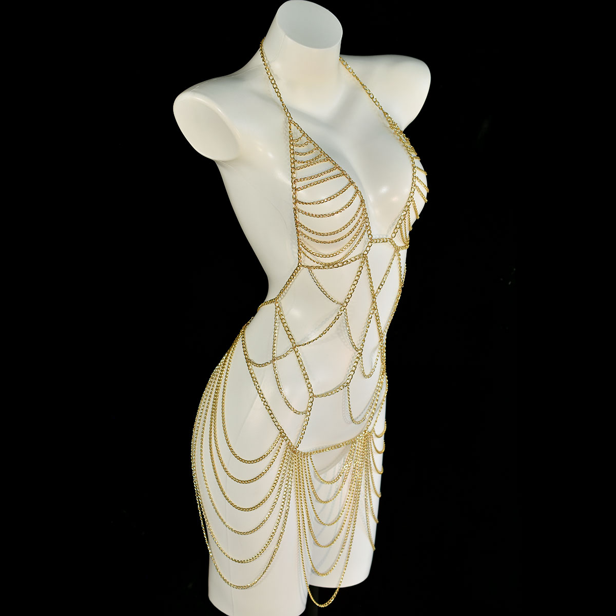 Gaun Rumbai Logam Panjang Mewa - Body Jewelry Retainers ulasan dan harga