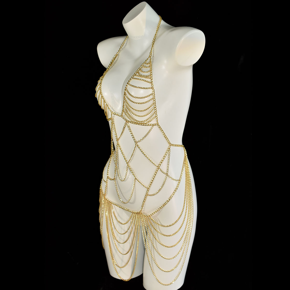 Gaun Rumbai Logam Panjang Mewa - Body Jewelry Retainers ulasan dan harga