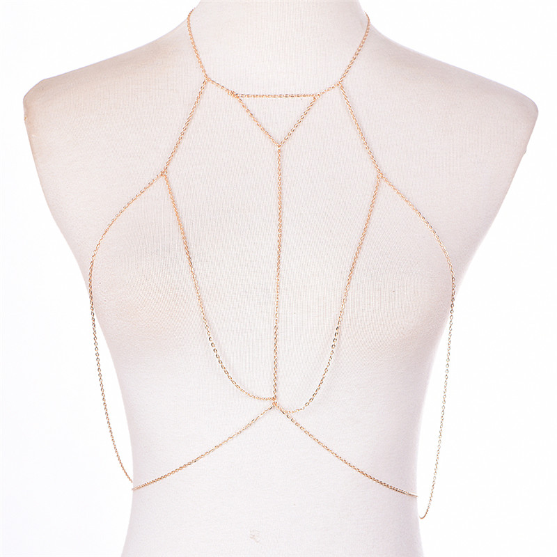 Kalung V rantai modis wanita,  - Body Jewelry Bra ulasan dan harga