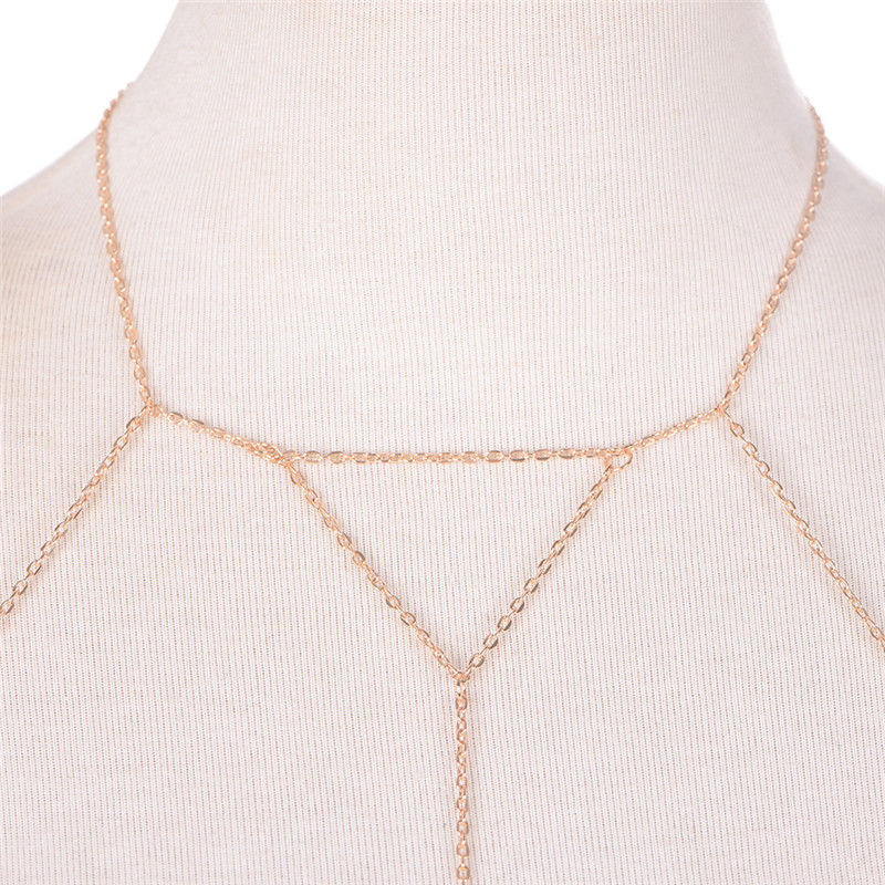 Kalung V rantai modis wanita,  - Body Jewelry Bra ulasan dan harga