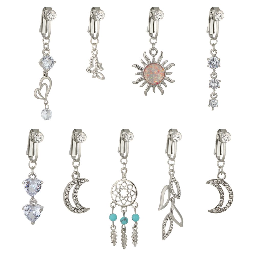 Tindik perut palsu kupu-kupu p - Body Jewelry Earrings ulasan dan harga