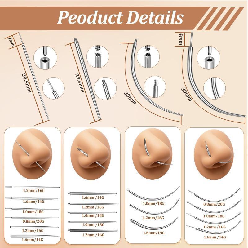 Alat Penusuk Anting Lengkung T - Body Jewelry Titanium ulasan dan harga