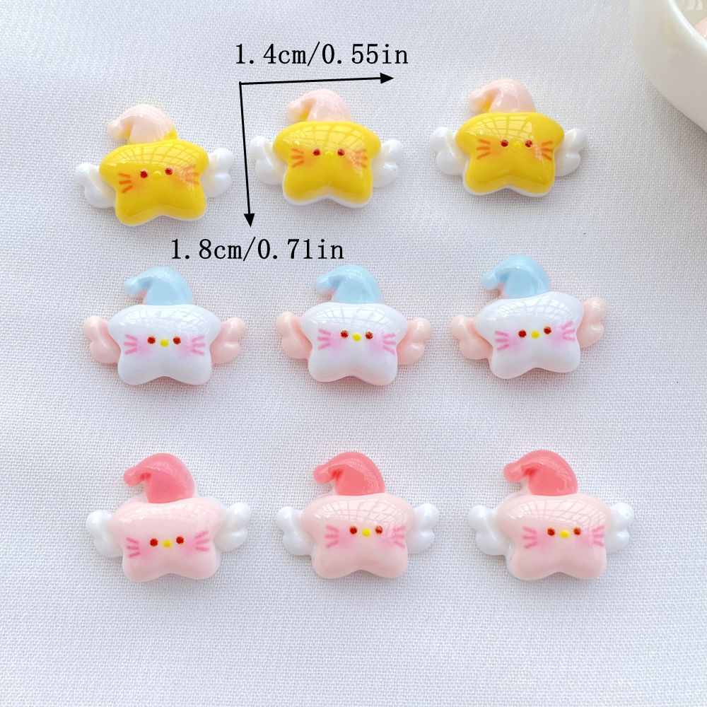 20 Buah Aksesori Hiasan Rambut - Star Flat Back ulasan dan harga