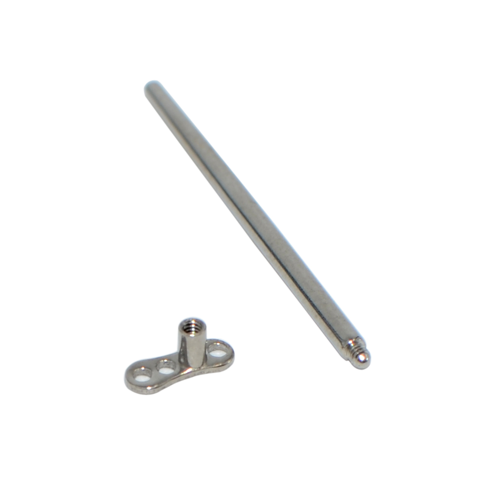 316L Pin Penyisipan Baja Tahan - Body Jewelry Dermal ulasan dan harga