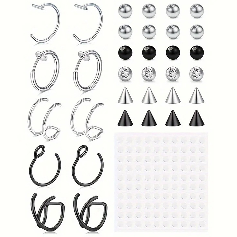 Tindik Palsu, Cincin Bibir Pal - Body Jewelry Nose Ring ulasan dan harga