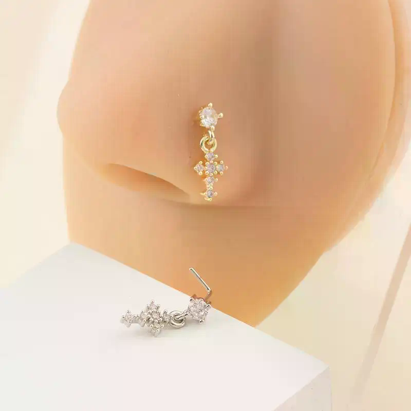 Cincin Hidung Gantung untuk Wa - Body Jewelry Nose Ring ulasan dan harga