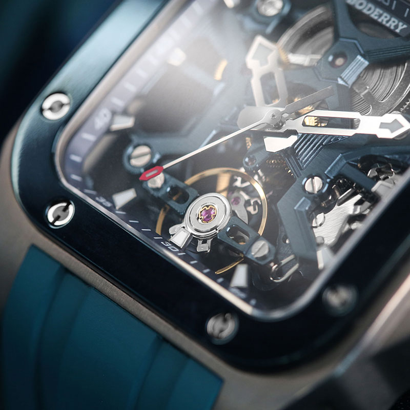 BODERRY jam tangan mekanis oto - Body Jewelry Titanium ulasan dan harga