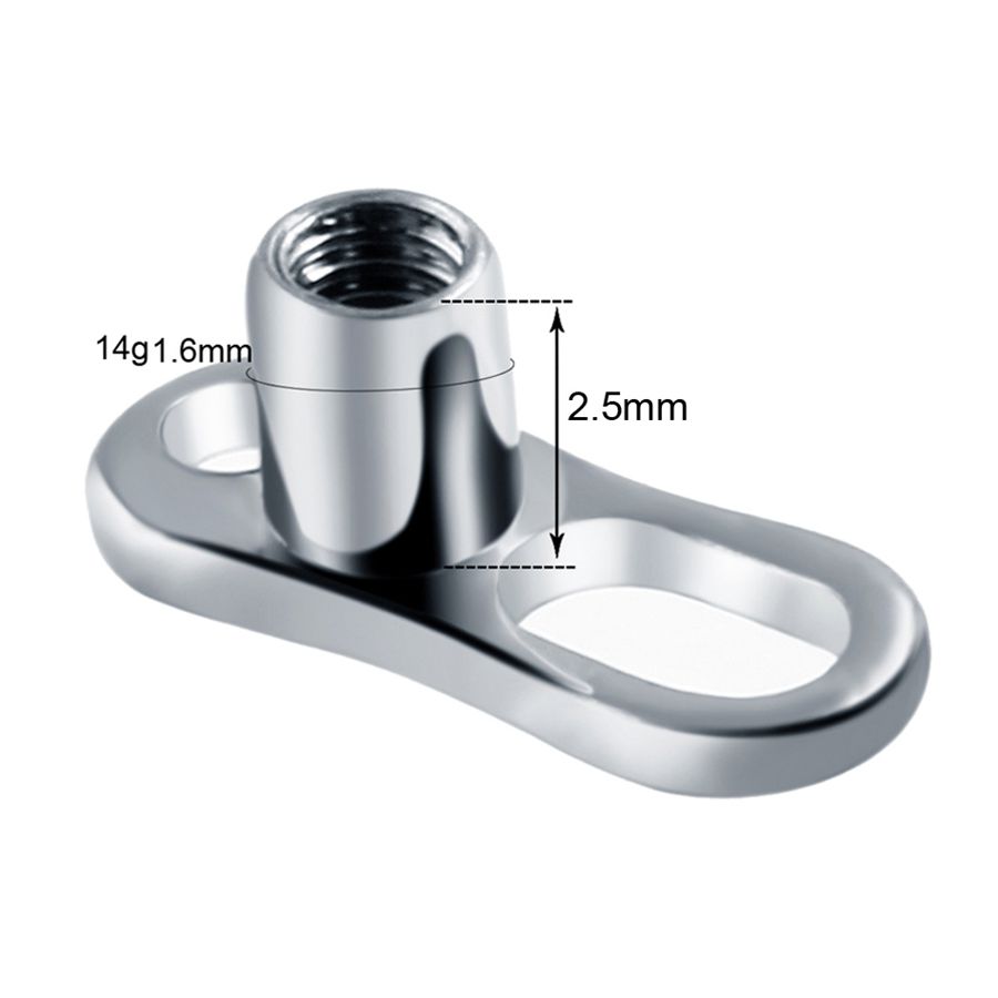 10 Buah/Banyak G23 Titanium Mi - Body Jewelry Dermal ulasan dan harga