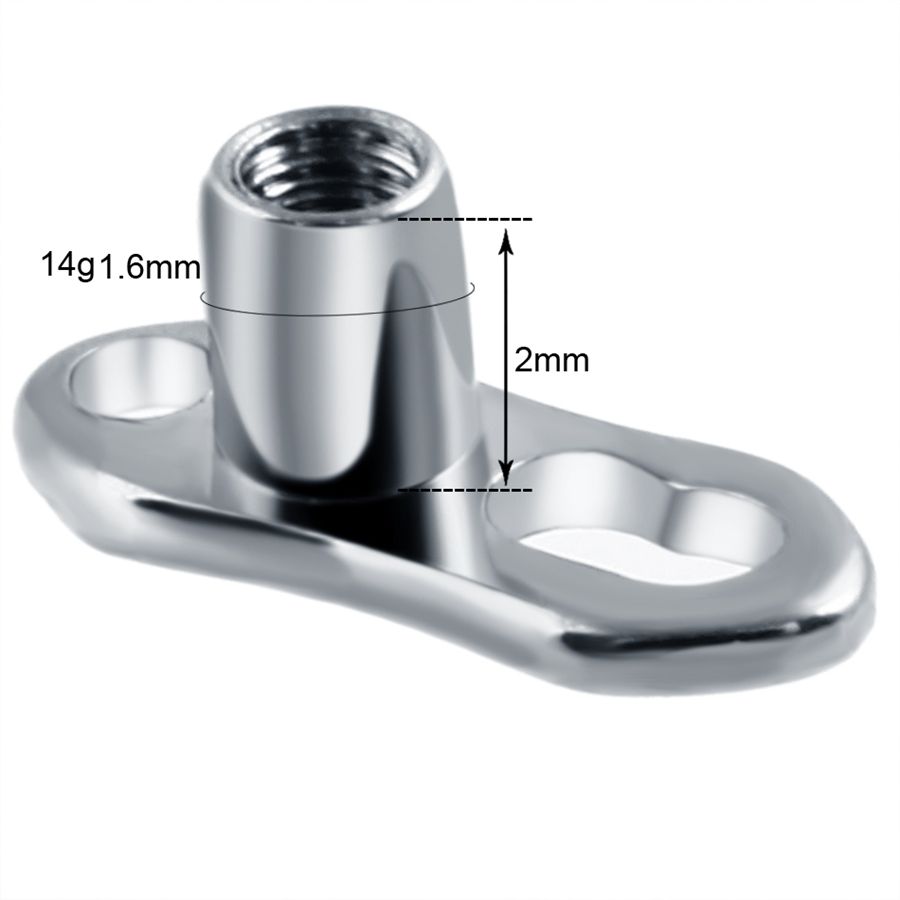 10 Buah/Banyak G23 Titanium Mi - Body Jewelry Dermal ulasan dan harga