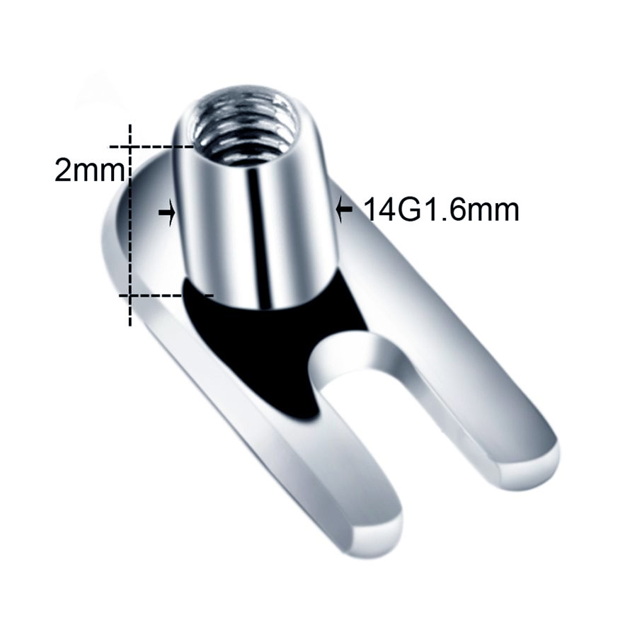 10 Buah/Banyak G23 Titanium Mi - Body Jewelry Dermal ulasan dan harga