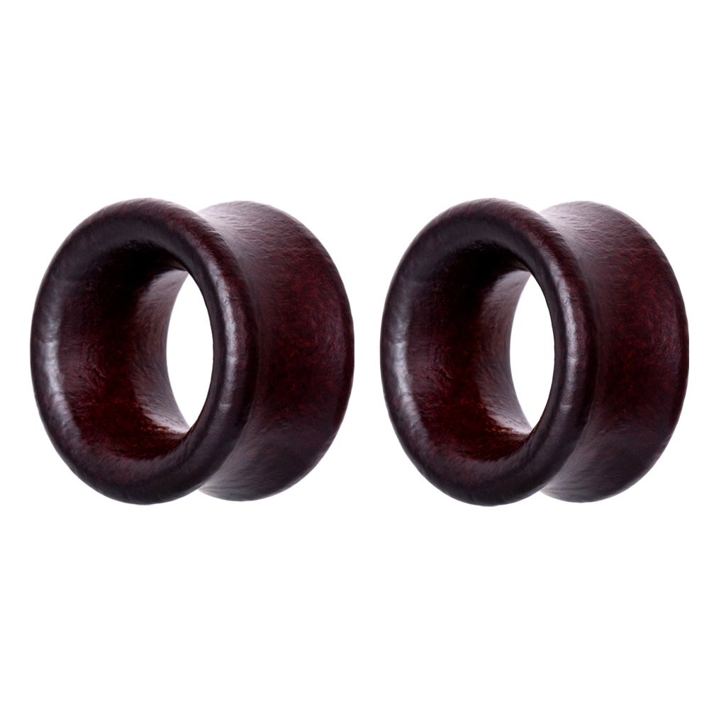 JUNLOWPY 2G 0G 00G Kayu Daging - Body Jewelry Tunnels ulasan dan harga