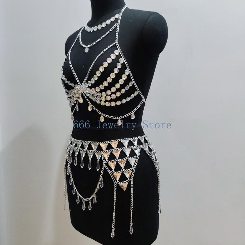 Set Perhiasan Tubuh Modis F2TD - Body Jewelry Bra ulasan dan harga