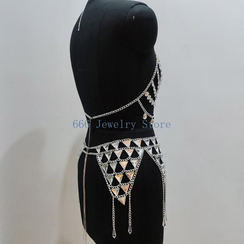 Set Perhiasan Tubuh Modis F2TD - Body Jewelry Bra ulasan dan harga