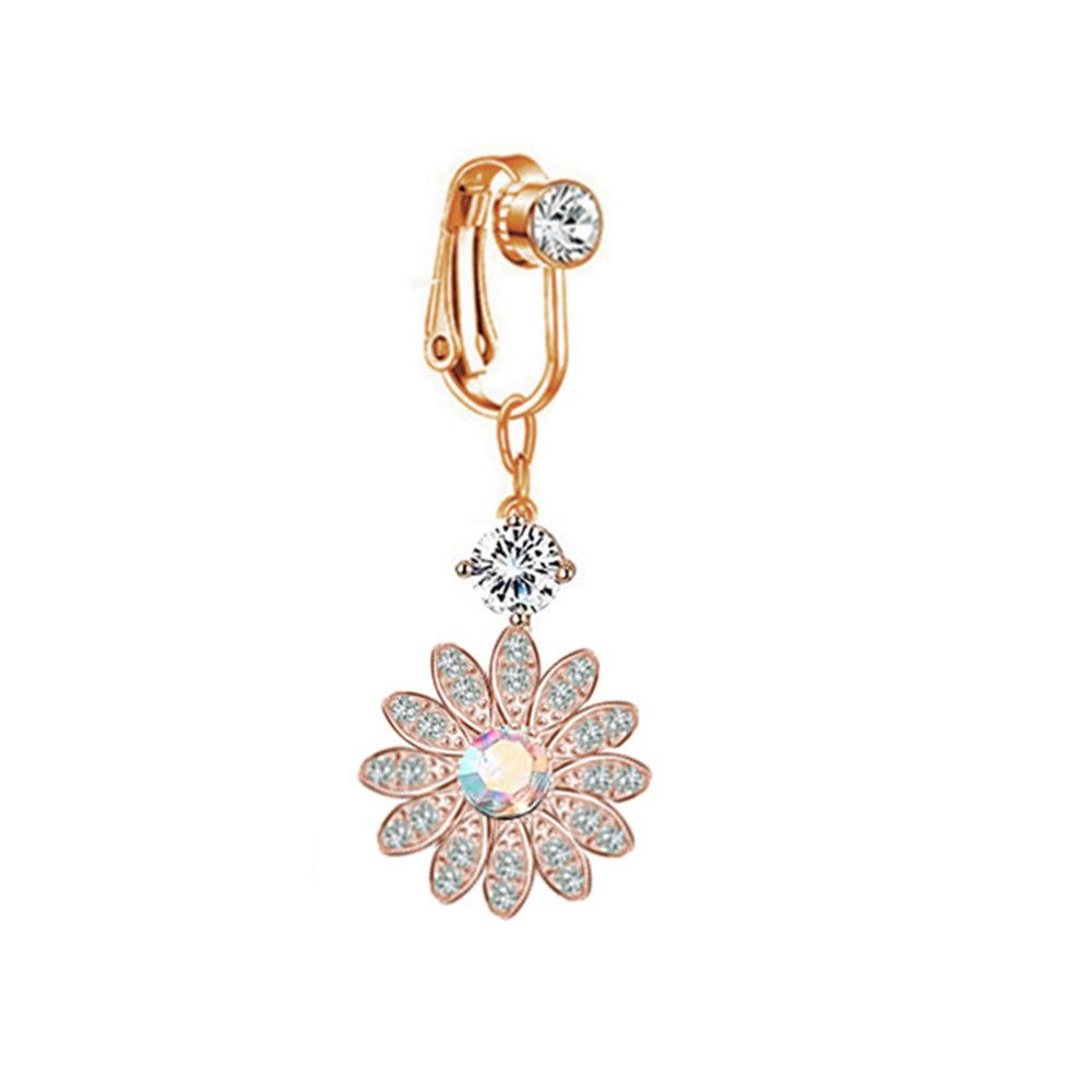 Anting Klip Palsu untuk Pusar, - Body Jewelry Earrings ulasan dan harga