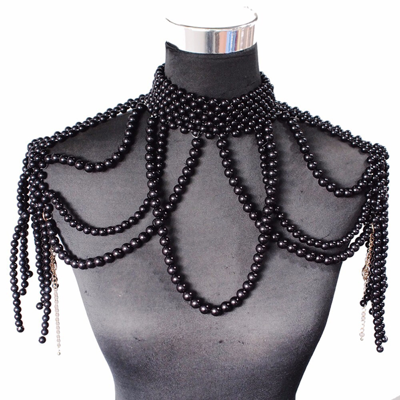 Mode Mutiara Rantai Bahu Perhi - Body Jewelry Brands ulasan dan harga