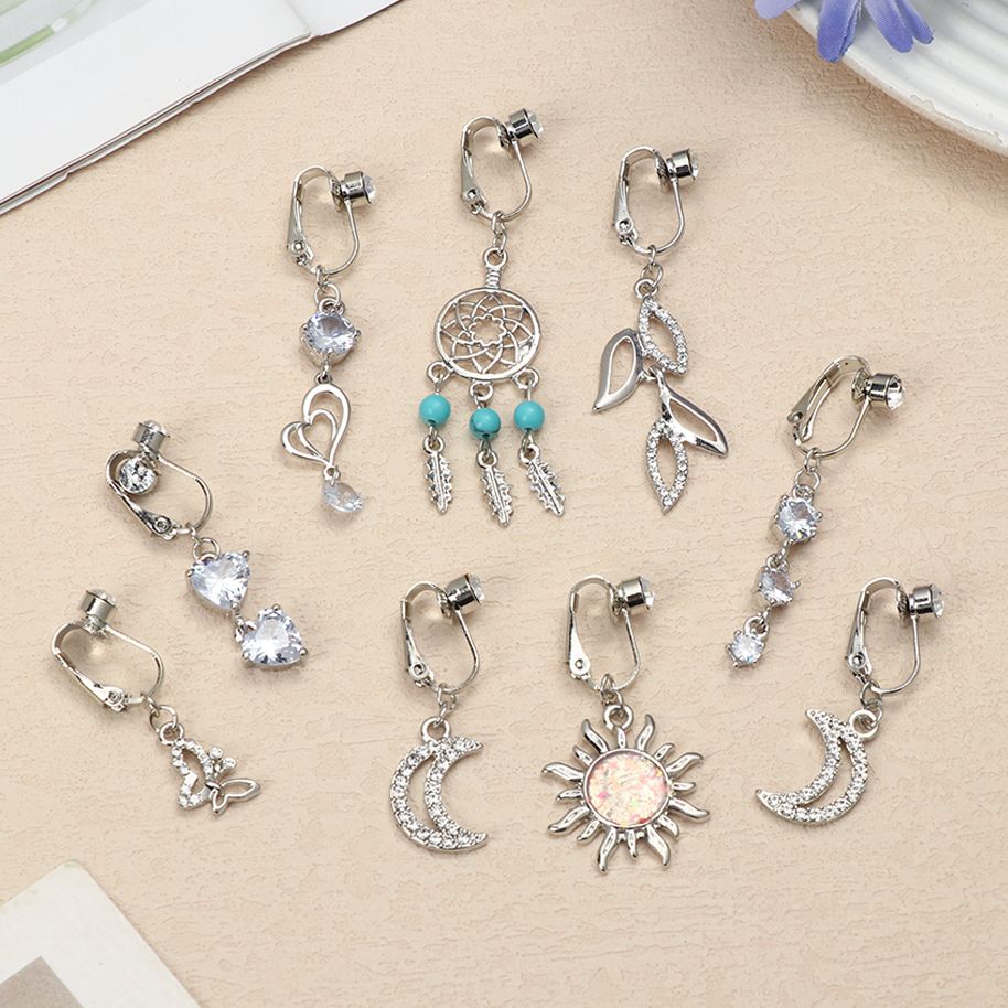 Perhiasan klip pusar palsu, ti - Body Jewelry Earrings ulasan dan harga