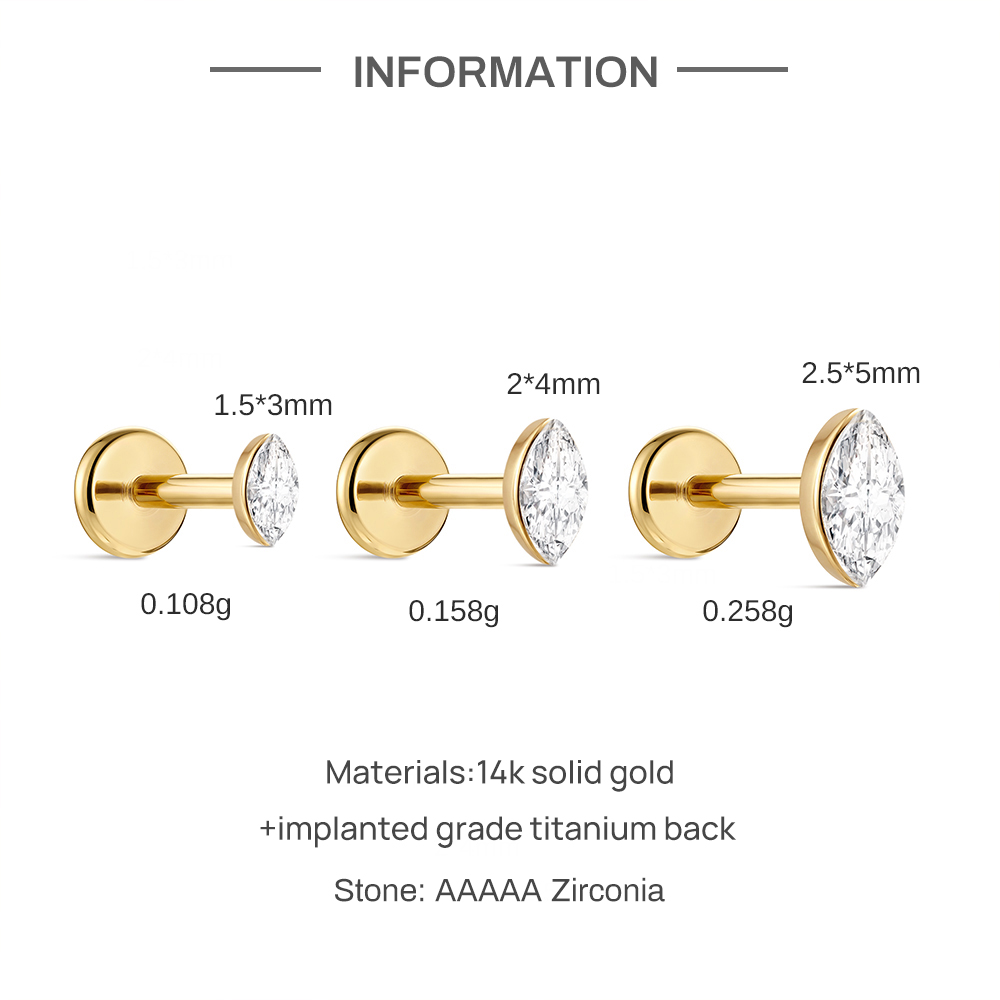 Anting Tusuk Titanium G23 CANN - Body Jewelry Titanium ulasan dan harga