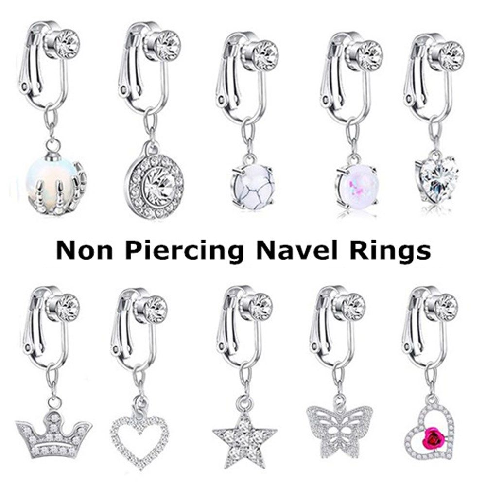 Anting-anting jepit kupu-kupu  - Body Jewelry Earrings ulasan dan harga