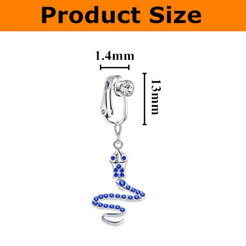 Anting-anting jepit kupu-kupu  - Body Jewelry Earrings ulasan dan harga