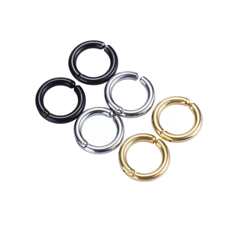 2/6 buah anting-anting Hoop Hu - Body Jewelry Earrings ulasan dan harga