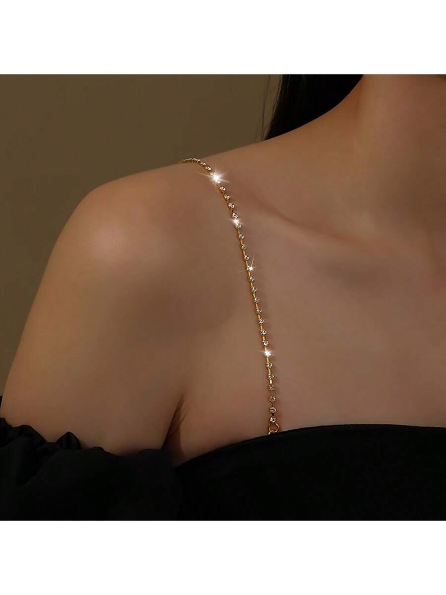 Tali bra berlian imitasi elega - Body Jewelry Bra ulasan dan harga