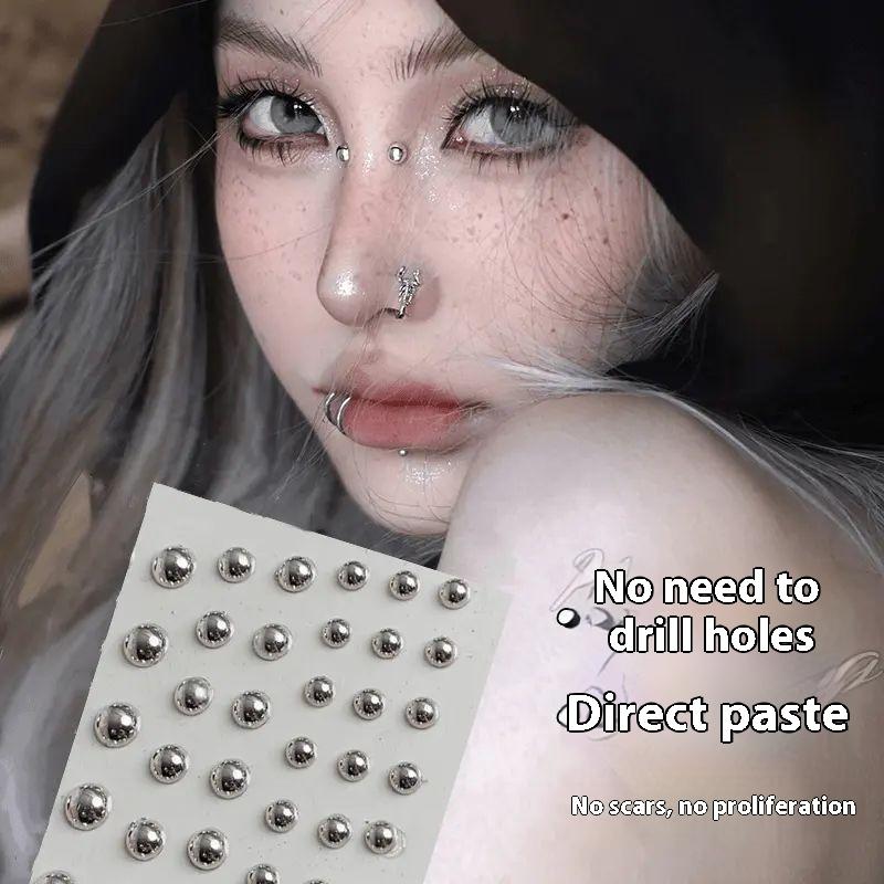 321 Buah Stiker Kancing Bibir  - Body Jewelry Nose Ring ulasan dan harga