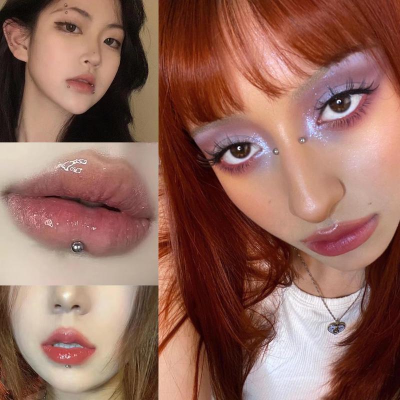 321 Buah Stiker Kancing Bibir  - Body Jewelry Nose Ring ulasan dan harga